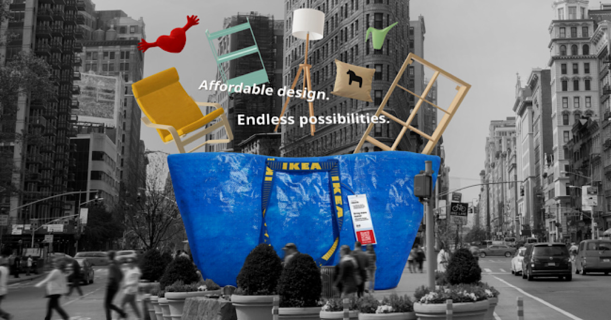 Ikea построит 6-метровую статую сумки