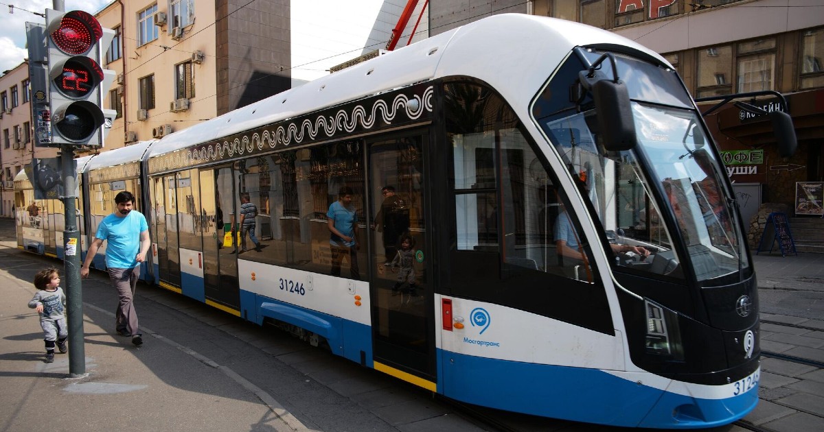 Беспилотный трамвай появится в Москве уже в 2024 году